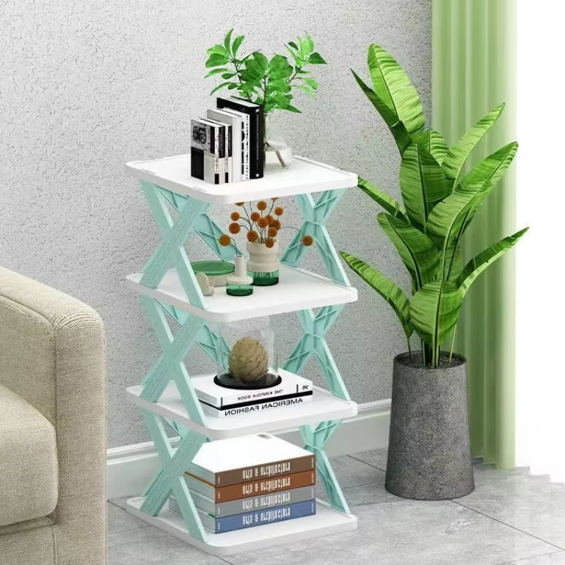 Zusammenklappbare Schuhregale, multifunktionale Aufbewahrung, Haushaltsregal, spart Höhle Familienraum, abnehmbarer, mehrschichtiger, einfacher Schuhregalschrank