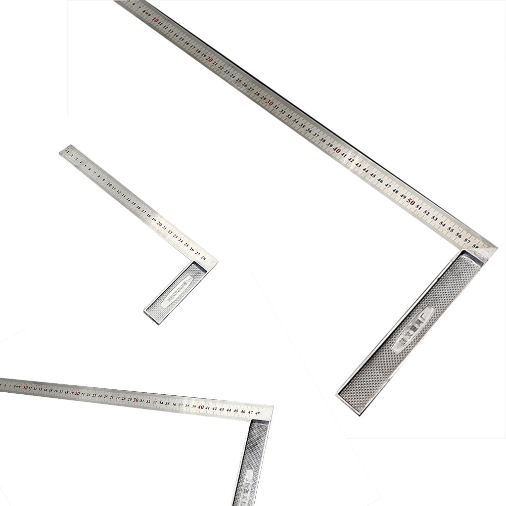 30/50/60 Cm Heerser 90 Graden Hoek Metrische Heersers Timmerwerk Meten @ 8 JDH99