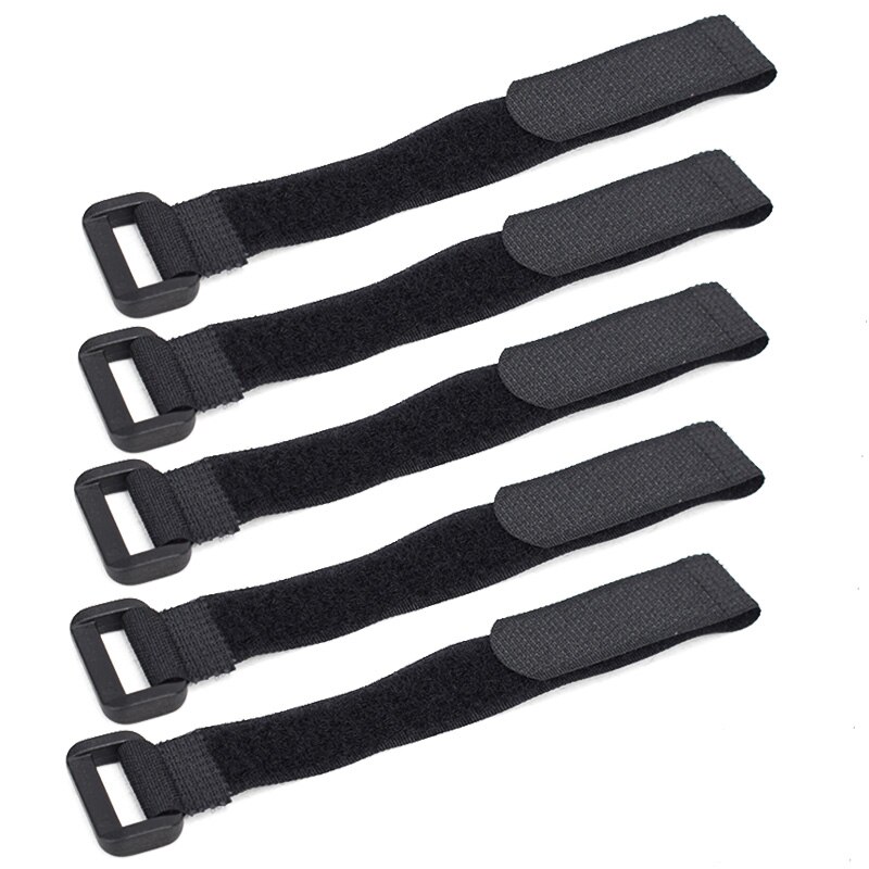 5pcs Bicycle Handlebar Strap Holder Cycling Flashlight Tie Rope Bandages Universal Nylon Sticky Tie Fixed Items Bike accessories: 20X200mm black