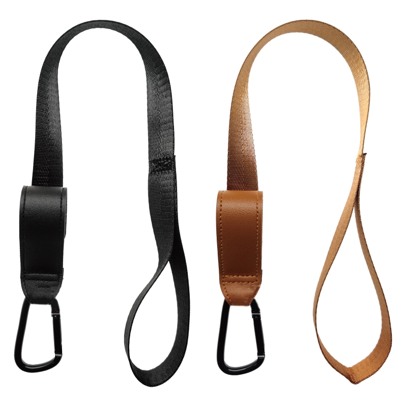 Veiligheidsriem voor kinderwagen, handbediening, antislip riem, universele kinderwagenaccessoires, stevige bumperbeugelhaak