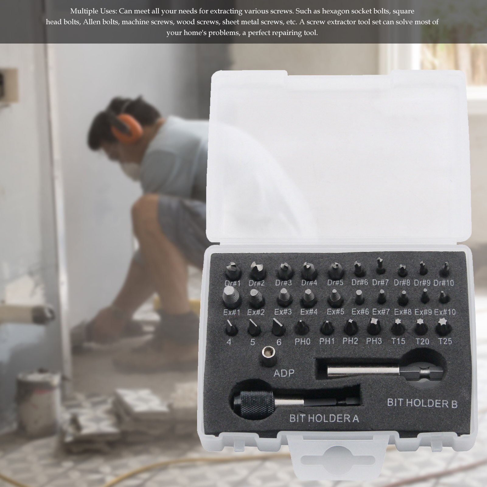 Schroef Extractor Set Beschadigd Schroef Bout Remover Boor Tool Set Extract Alle Behoeften Van Diverse Schroeven