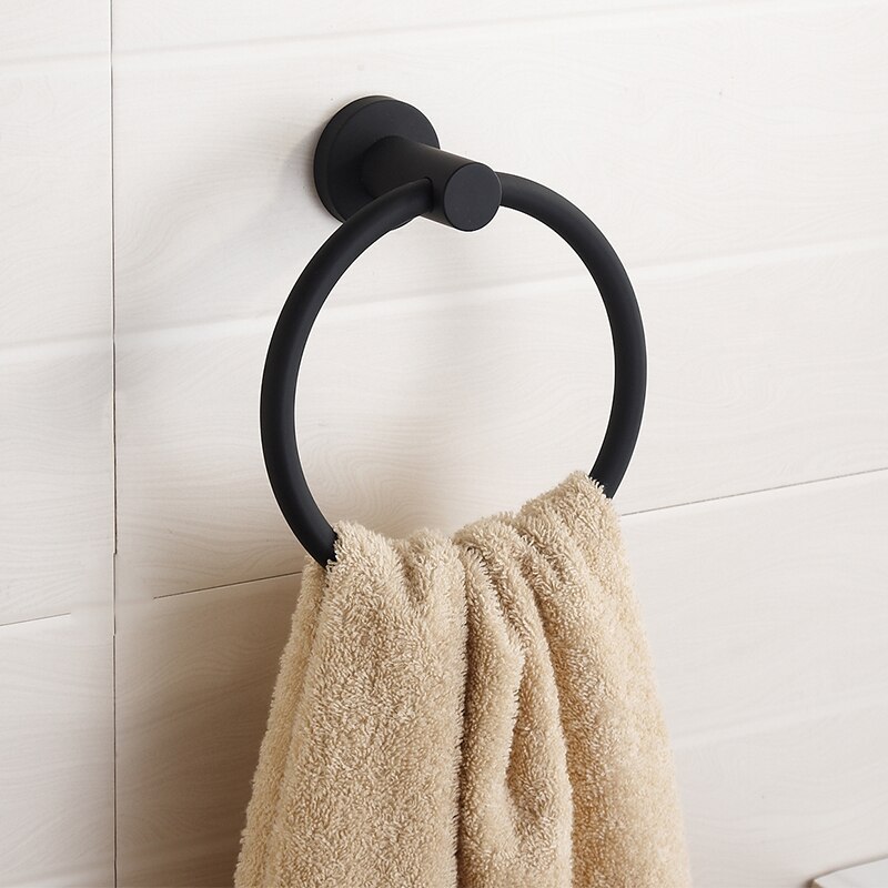 Handdoekenrek Ring Gratis Geperforeerde Ring Handdoek Handdoek Nordic Creatieve Golden Badkamer Handdoek Ring Ring Gold Dyuihr: S008