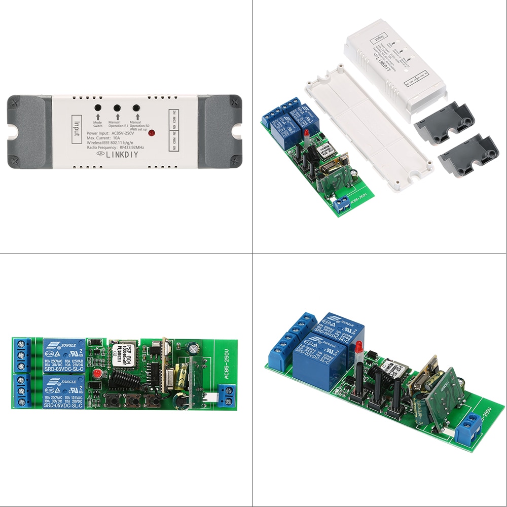 eWeLink Smart Wifi Switch Universal Module 1CH AC85-250V Wireless Switch Timer Phone APP Remote Control for Smart Home
