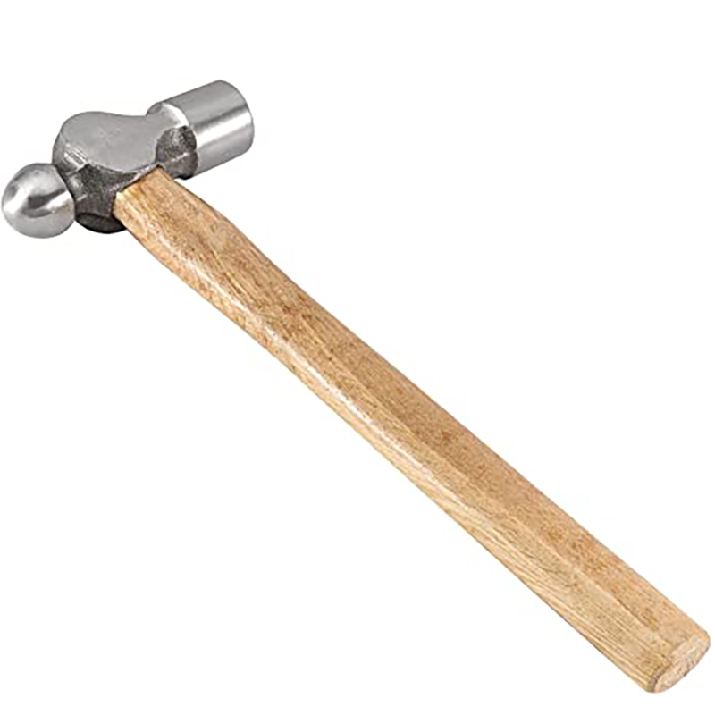 Martillo redondo de acero con alto contenido de carbono, herramienta de carpintería doméstica con mango de madera, 0,5 p, 1p, 1,5 p, 2p, 2,5 p, 3p