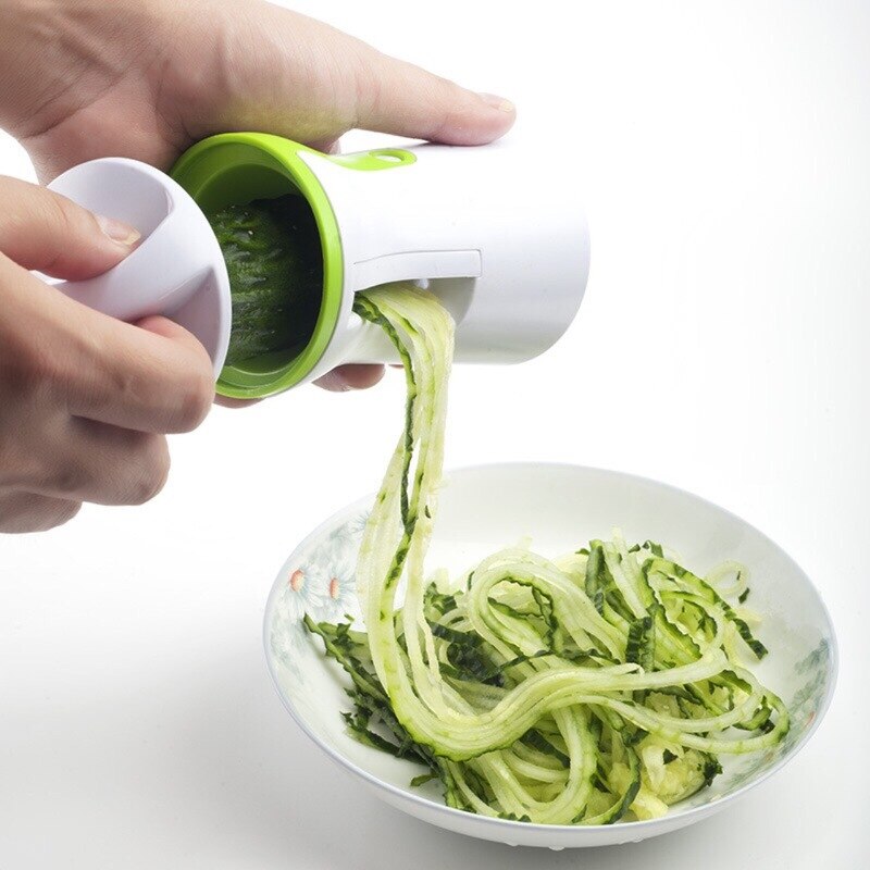 Multifunction Radish Spiral Grater Manual Stainless Steel Spiral Cutter Kichen Accessories