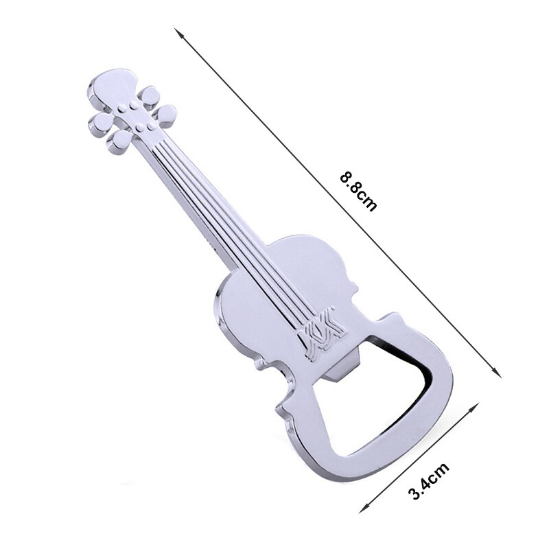 Beer Cap Lifter Metal Beer Keychain Bottle Opener Shark/Guitar Style Kitchen Accessories Wedding Party Favor: D