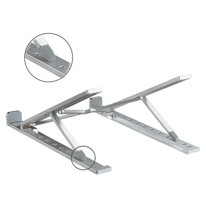 Laptop Stand Portable Adjustable Laptop Stand Heat Dissipation Foldable Laptop Stand for 10-17 Inch Laptop and Tablet