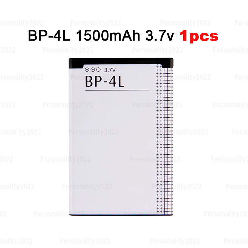 BP-4L BP 4L batterie 1500mAh pour Nokia E61i E63 E71 E52 E55 6650F N97 E95 E72 E90 N810 E71X Batteries rechargeables pour téléphone portable: Violet