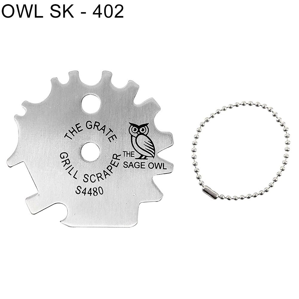 Portable Metal BBQ Grills Grate Cleaner Cleaning Barbecue Scraper Scrubber Tool Barbeque Bbq Tools Cooking Brush: 2