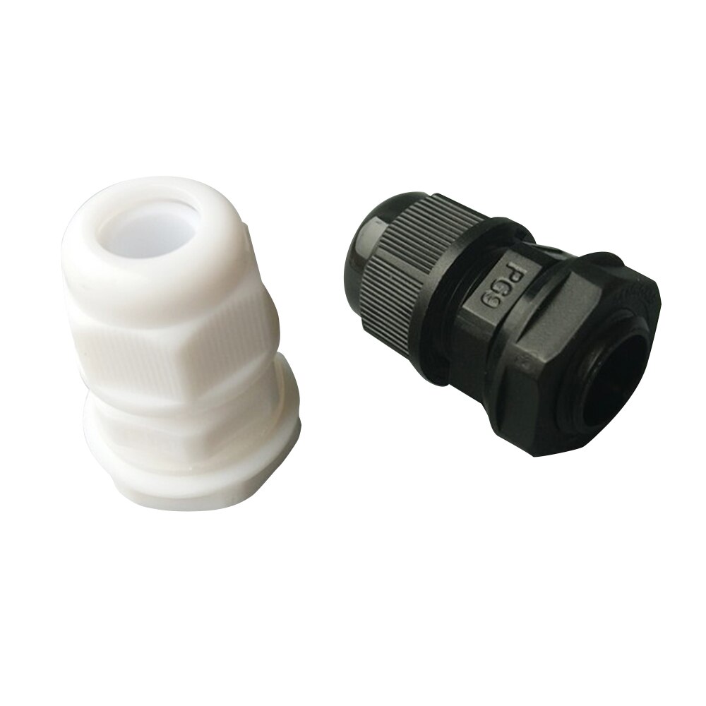 10PCS x Cable Gland PG9 Cable waterproof Connector IP67 Plastic Nylon Cable Fixed Head