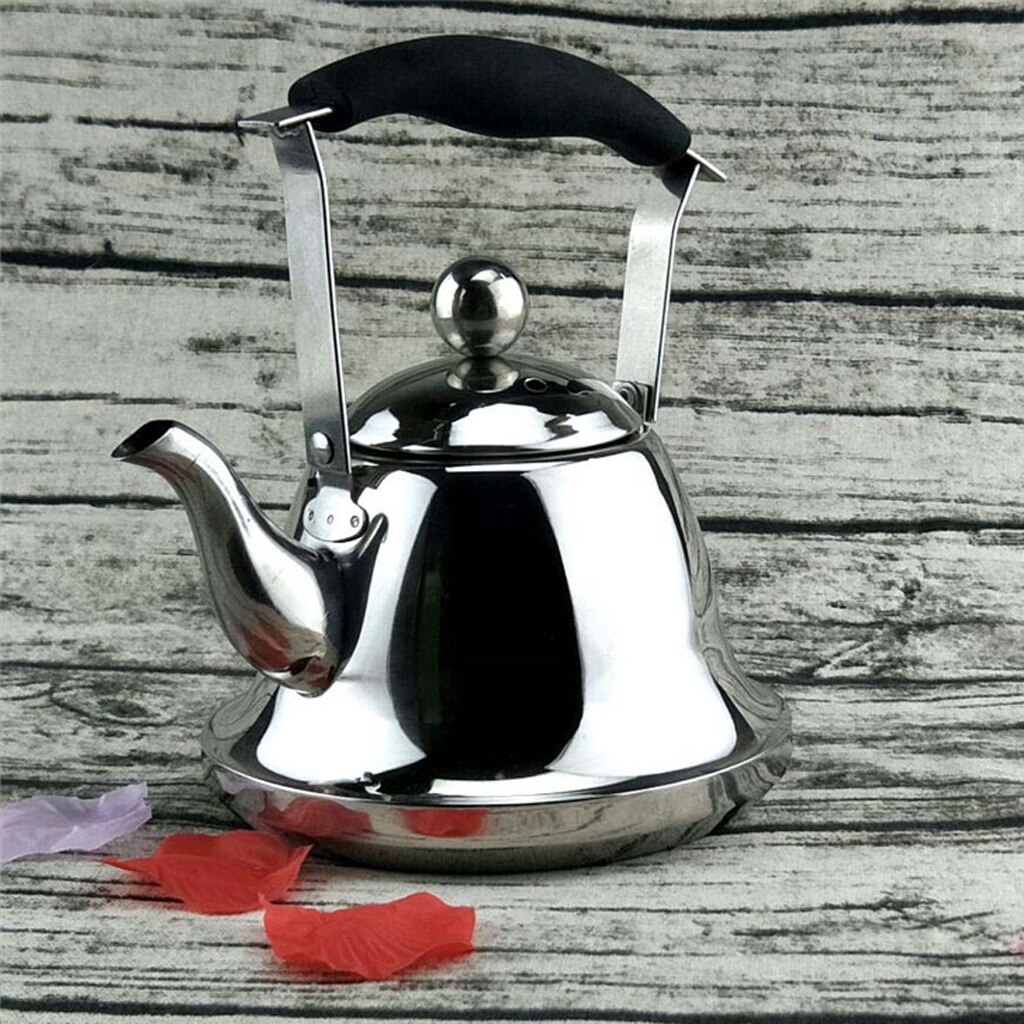 Edelstahl Teakettle Gekocht Wasser Topf Küche Restaurant Versorgung 1,2, 3L für Heimat Hotel Camping Reise