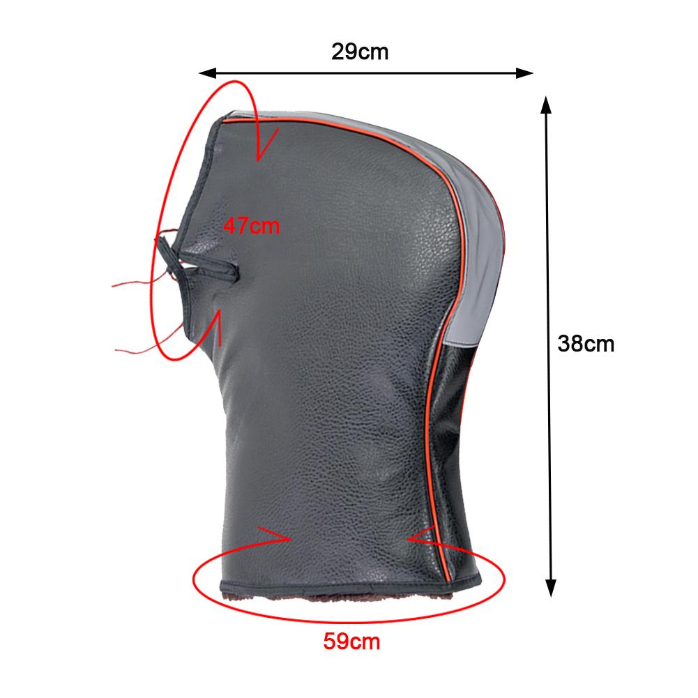 Motorrad Lenker Handschuhe Winddicht Fäustlinge Hand Wärmer Wasserdichte Warme Motorrad Griff Bar Hand Abdeckung Muffen