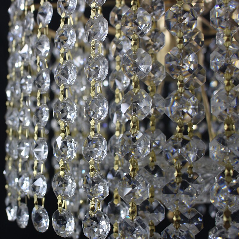 Moderne golden royal crystal glans Plafond Lichten E27 vintage art deco LED plafond Lamp Armatuur Voor Woonkamer slaapkamer hotel