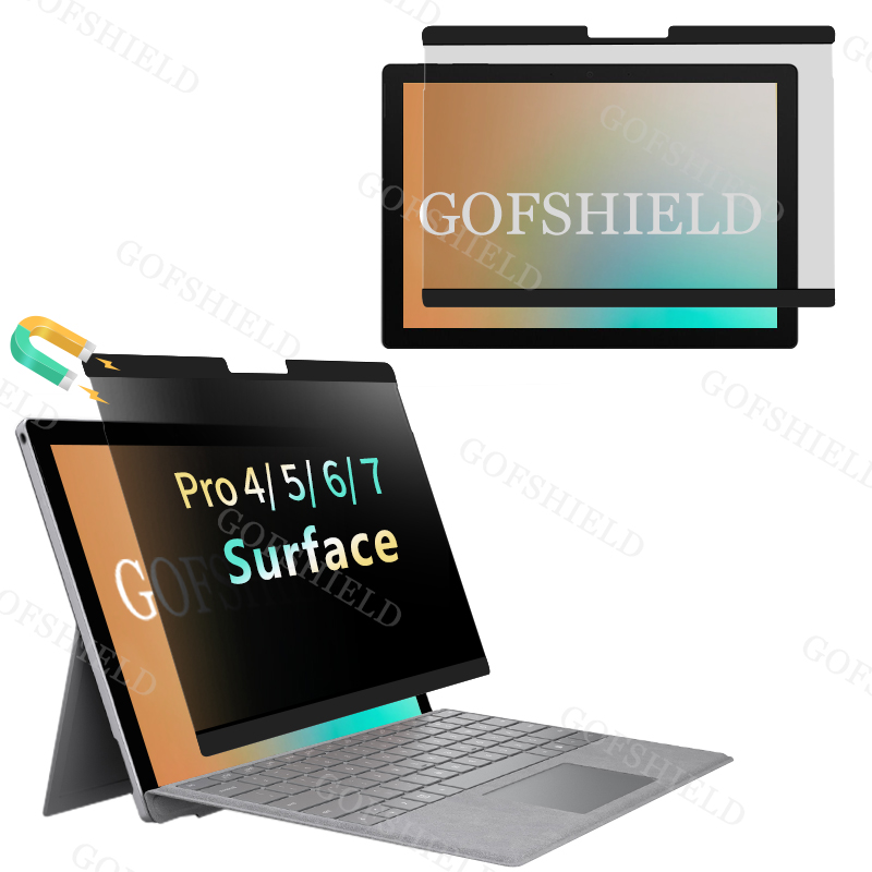 Magnetic Adsoption Privacy Filter Tablets Anti SPY Screen Protector Film For Surface Pro 4 5 6 7 8 9 X Laptop 13.5 inch Washabel