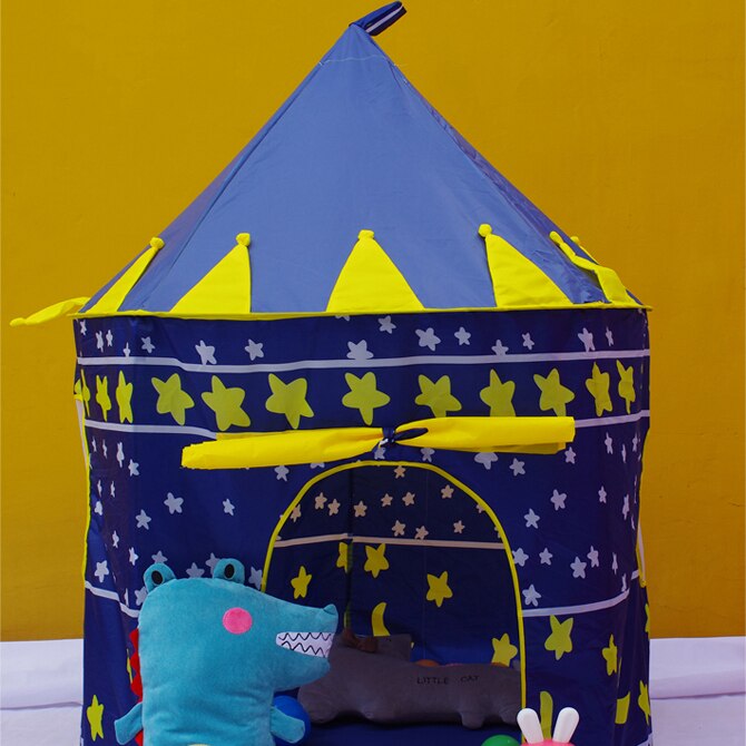 Tenda per bambini Fort Castle Princess tenda per bambini tenda per bambini portatile tenda per bambini uso interno ed esterno