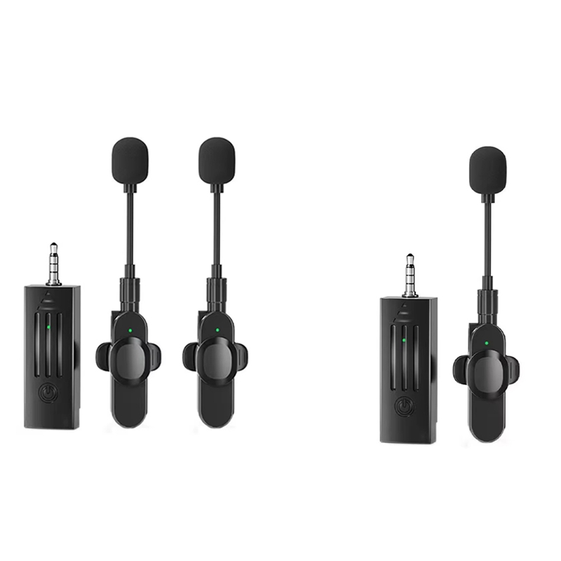 Hfes mini wireless microphone 3,5 mm bluetooth speakers collar microphone speaker for lectures classroom teaching