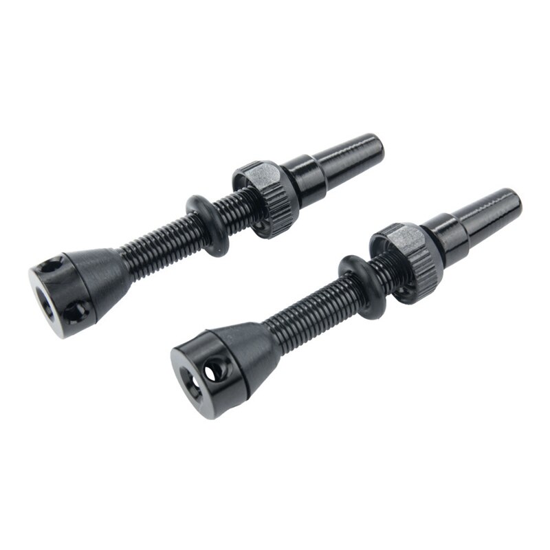 1 Pair 44 millimetri Tubeless Valvola Aria per Bici Da Strada e MTB Tubeless Stelo Della Valvola: Default Title