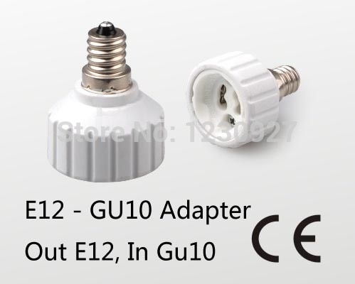 10 Stks/partij E12 Om GU10 Lamp Adapter GU10 E12 Lamphouder Socket Converter Diy Led Verlichting Accessoires