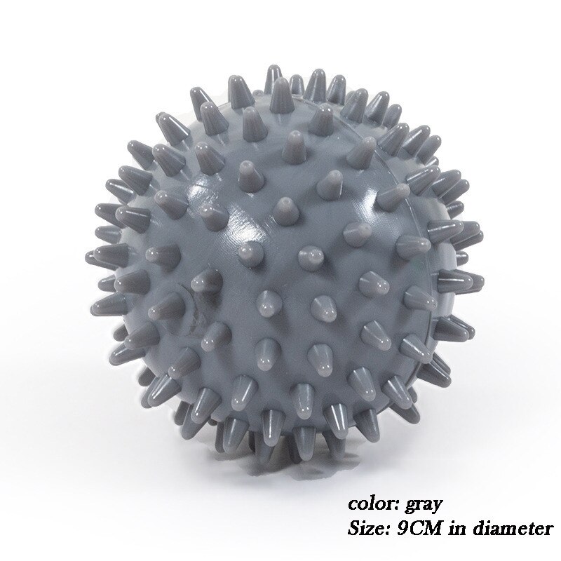Yoga Fascia Grip Ball Foot Arm Waist Massage Relieve Stress Acupoint Pvc Hedgehog Balls Bodybuilding Whole Body Massage Unisex: gray2