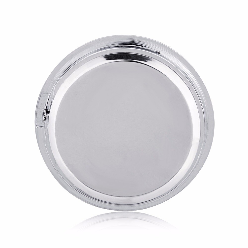 Mini Clock Quartz Movement Insert Round 40mm hole White Face Silver Tone Bezel Roman Numerals 45mm Watch Face 1.7 inches