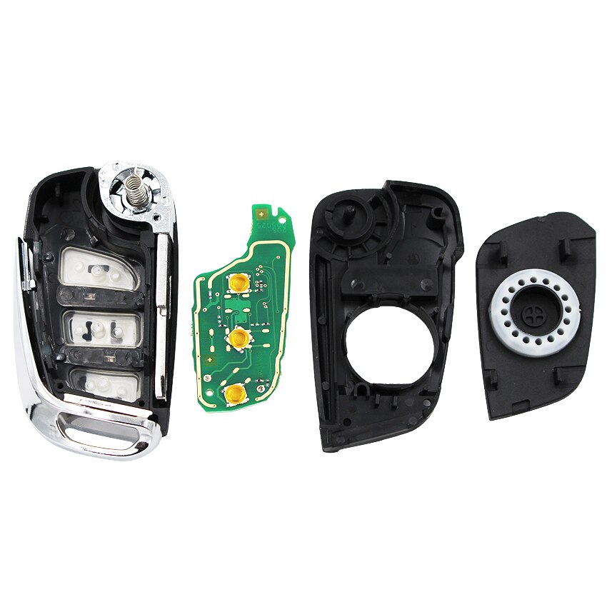 DS Style Keyless Entry Fob 3 Buttons 434mhz ID46 Chip Folding flip key for Peugeot 206 207 206CC NE72 BLADE