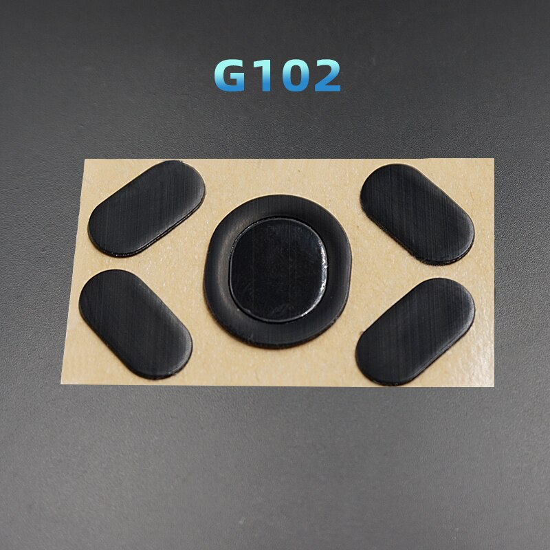 1 pçs 3m mouse patins para logitech g502 herói g102 pro g604 sem fio g pro 0.6mm preto jogos mouse pés substituir mouse pé almofada: G102