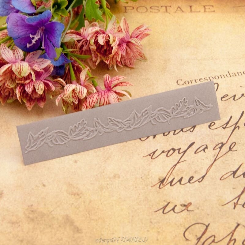 Leaves Plastic Embossing Folder Stencil Template DIY Scrapbook Photo Album Card N23 20