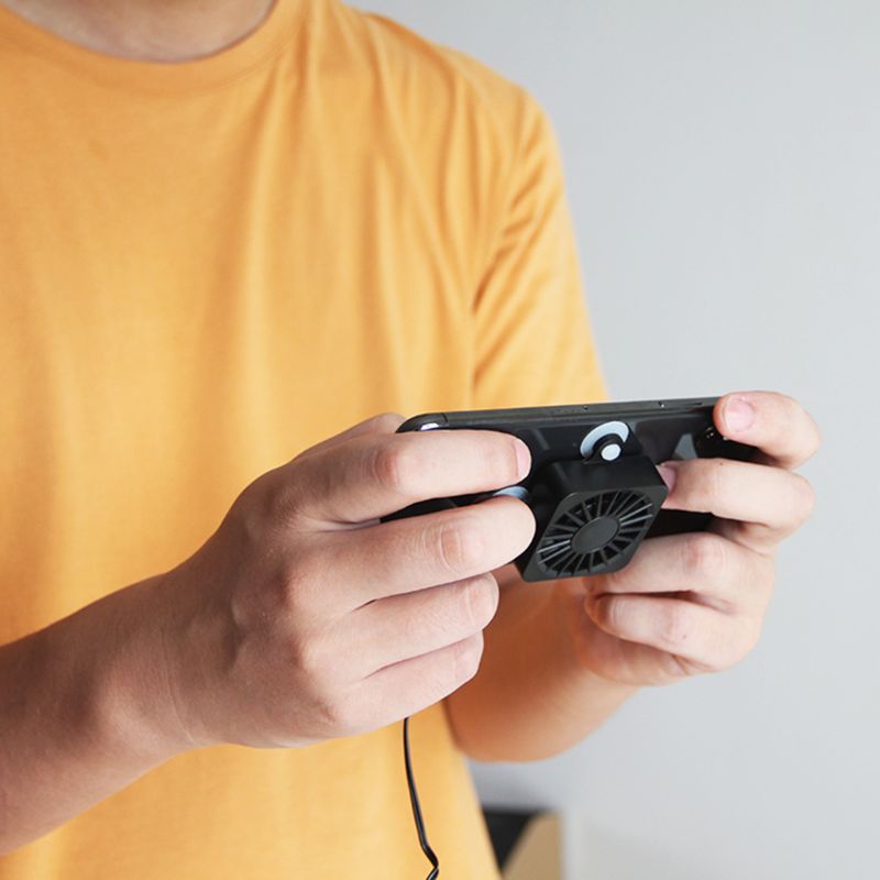 Draagbare Usb Mobiele Telefoon Cooling Pad Cooler Fan Radiator Met 4 Kleine Zuignap Voor Iphone Telefoons