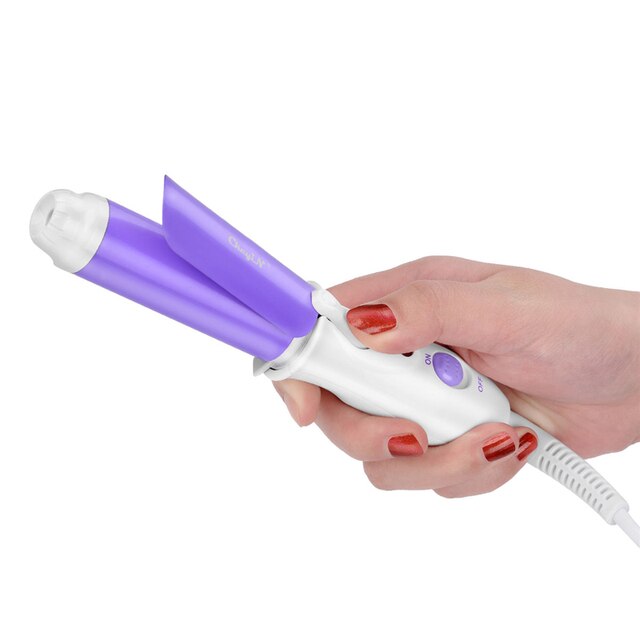 110-240V przenośny podróż elektryczny mini lokówka robić włosów lokówka szybka mała turmalin ceramiczna falista Tong magiczne narzędzie robić układania włosów: Default Title