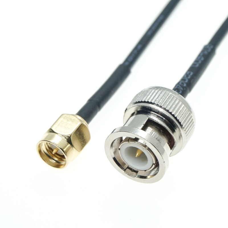 SMA Male to BNC MALE Connector RG316 / RG174 Coax Cable RF jumper Pigtail