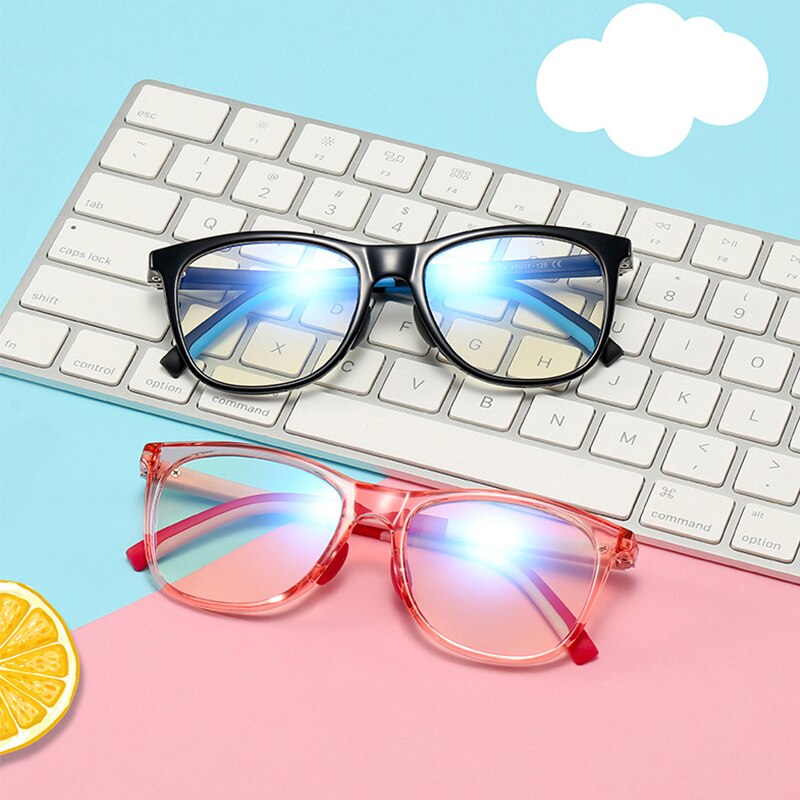Moda per Bambini anti-blu luce di Titanio di Plastica Montature per Occhiali Ultralight TR90 Uomini Donne ottico Occhiali computer