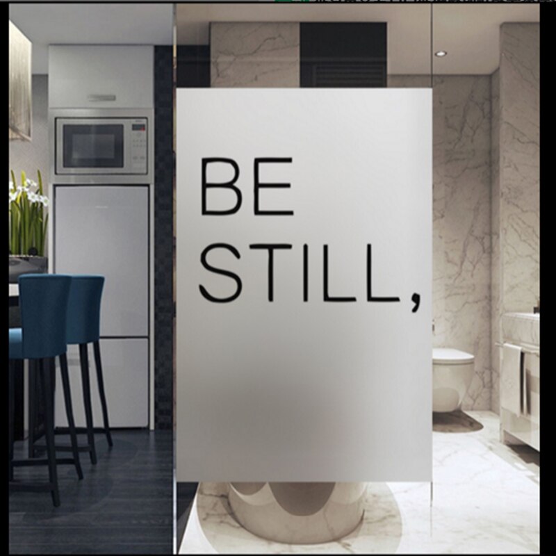 Window Glass stickers Minimalist door glass matte stickers bedroom restaurant light opaque partition door glass film custom