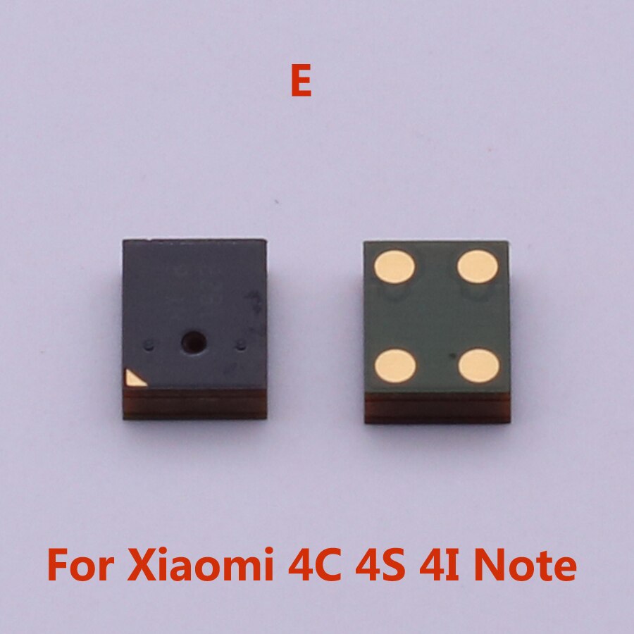 10Pcs Inner Mic Speaker Voor Xiaomi 10 9 8 Se CC9E 6 6X 5 4 4C 4I Max 2 redmi Note 8 7 7A 4X 3 K20 K30 Pro Microfoon Zender: E Model