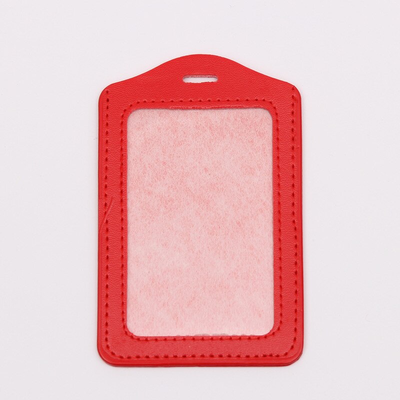 ID Badge Holder Leather Bus Pass Case Cover Men Women's Bank Credit Card Holder: NO.5