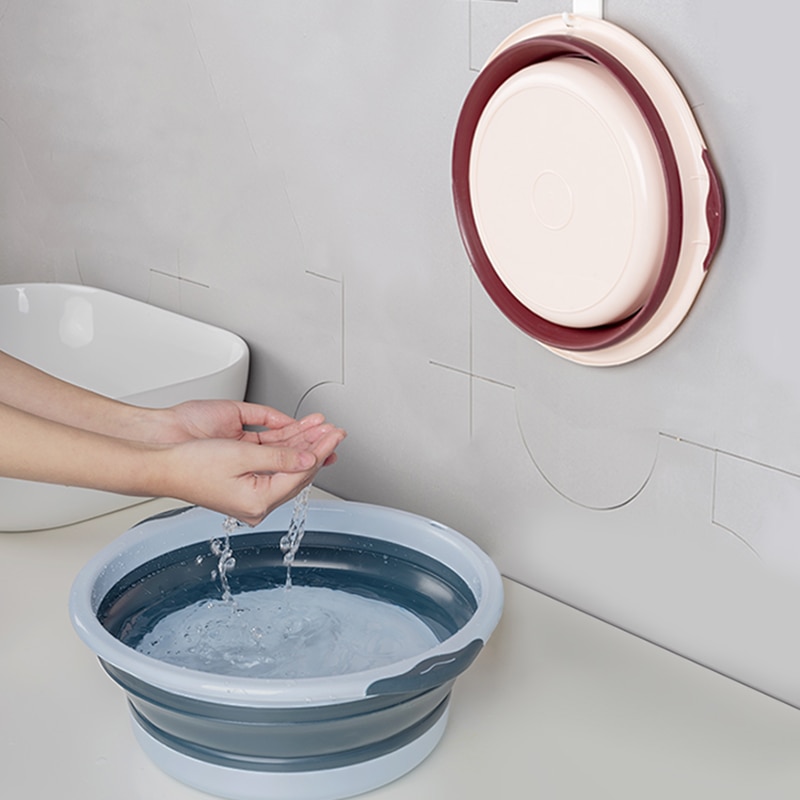 39cm pliable en plastique et Portable bassins lavabos pliant buanderie baignoire salle de bains cuisine accessoires voyage pliant lavabo