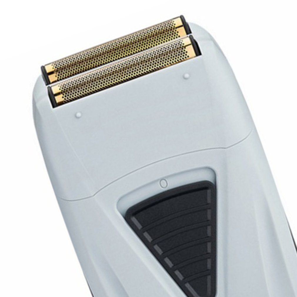 Tête de rasage dégradé pousser blanc rasoir faire ses adieux rasage alternatif Portable hommes rasoir Double filet rasoir électrique