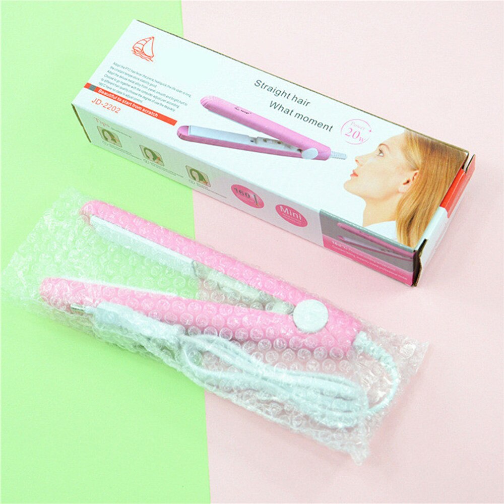 Mini fer à lisser plat fer à friser cheveux barbe lisseur peigne cheveux sertisseur fer à friser cheveux lisseur brosse