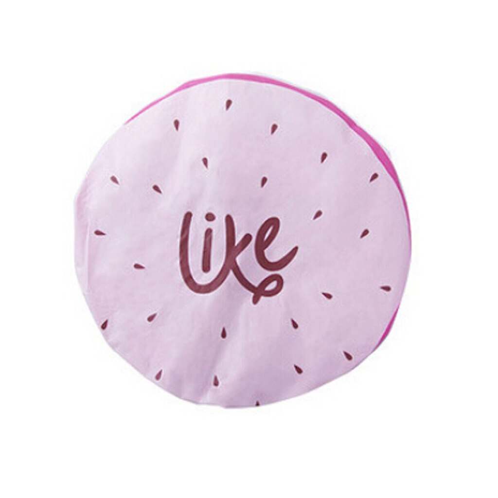 Gorros de ducha elásticos de encaje reutilizables para baño, gorro impermeable con bonitos dibujos animados para Saunas de baño, Spa, n. ° p35