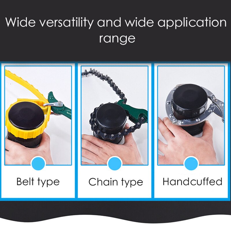 Belt Wrench oil filter puller Strap Spanner Chain Oil Filter Cartridge Disassembly Tool oil filter wrench