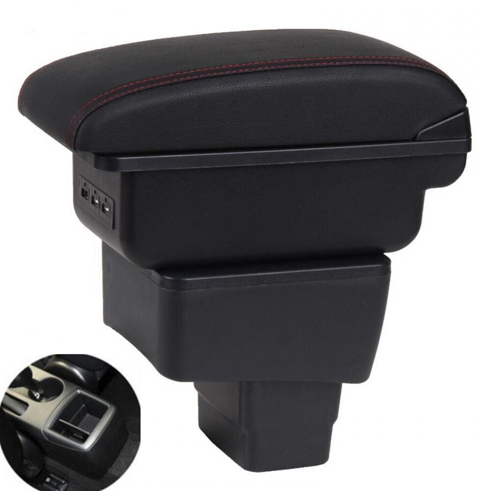 Reposabrazos para mazda CX-3, Reacondicionamiento para mazda 2 skyactiv, cx3, accesorios para coche, carga con USB, Caja de almacenamiento para apoyabrazos de coche