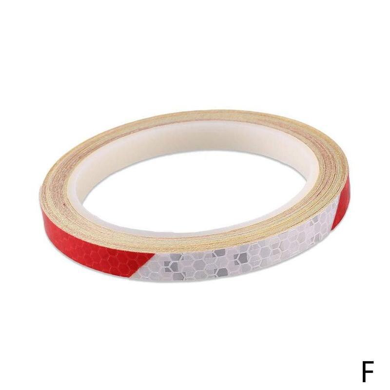 Bike Reflective Tape MTB Bicycle Reflective Sticker Adhesive Tape Bike Stickers Cool Mtb Bike Bicycle Cycling Weel Accessories: F