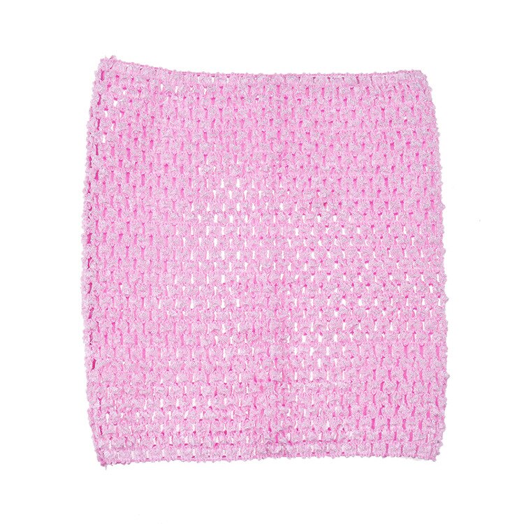 10*12 inch Children Handmade Elastic Crochet Tube Top Baby Top For Tutu Dress Wide For DIY Knitted Skirt