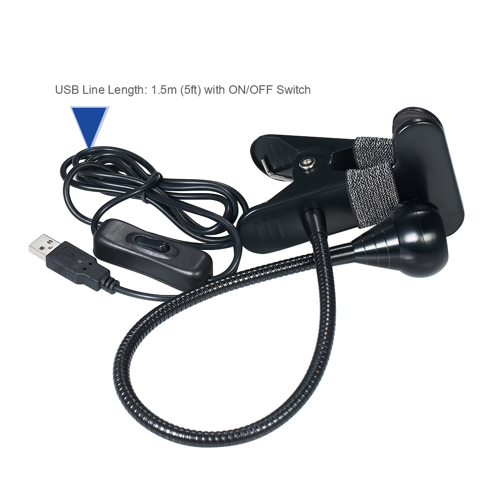 395nm LED lumière UV USB lampe à polymériser ultraviolette luminaire UV lampe à lumière noire LED lumière col de cygne lumière noire avec pince