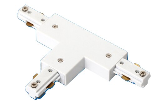 Europese 50 cm 100 cm LED Track Light Rail Bar 4 Draden 3 Fase Zwart/Wit Aluminium Spoor lamp accessoires Connector Een door Een