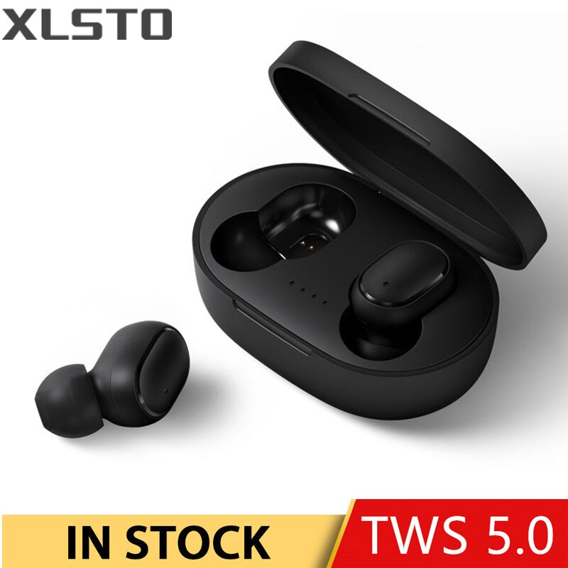 A6S Tws Bluetooth 5.0 Draadloze Koptelefoon Stereo Noise Cancelling Mini Sport Oordopjes Voor Xiaomi Redmi Airdots Draadloze Oordopjes
