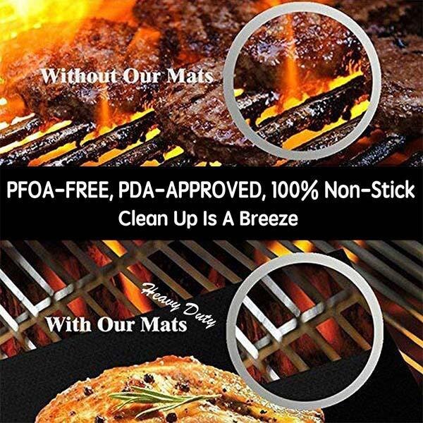 Återanvändbar non-stick bbq grillmatta pad värmebeständigt bakplåt koppar grillmatta pad utomhus picknick matlagningsverktyg