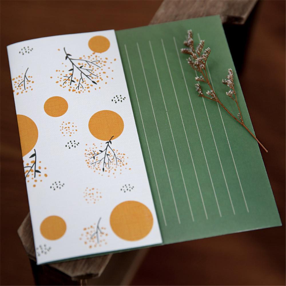 4pcs/set Kawaii Letter Paper Set Flower Envelope with Letter Paper Folding Writing Letter Pad Cute Stationery Letter Writing Set