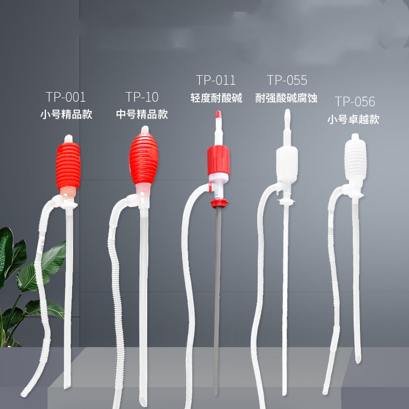 Portable Transfer Pump Manual siphon plastic hose gasoline oil water liquid transfer pumpr for automotive chemical accessories
