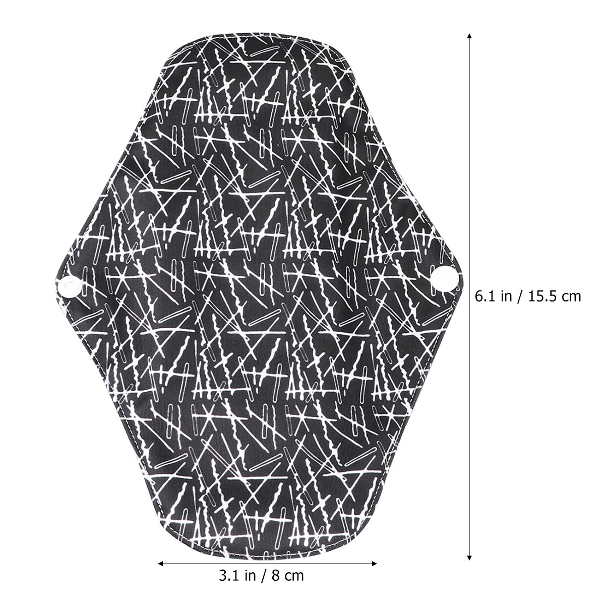 5PCS Washable Sanitary Pad Eco-friendly Sanitary Towel Bamboo Charcoal Pad Bamboo Charcoal Fiber Sanitary Napkin for Lady