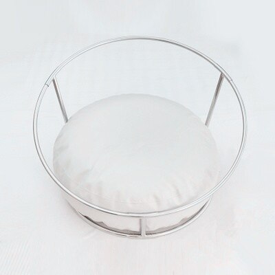 Newborn Baby Photography Props Posing Frame Beanbag Set Studio Accessories Bebe Poser Pillow+Nest Round Shelf Newborn Photo Prop